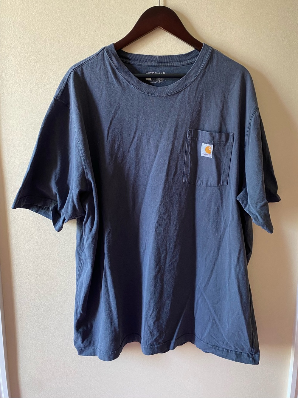 Carhartt Men's Loose Fit T-Shirt Short Sleeve Dark Grey Size XL